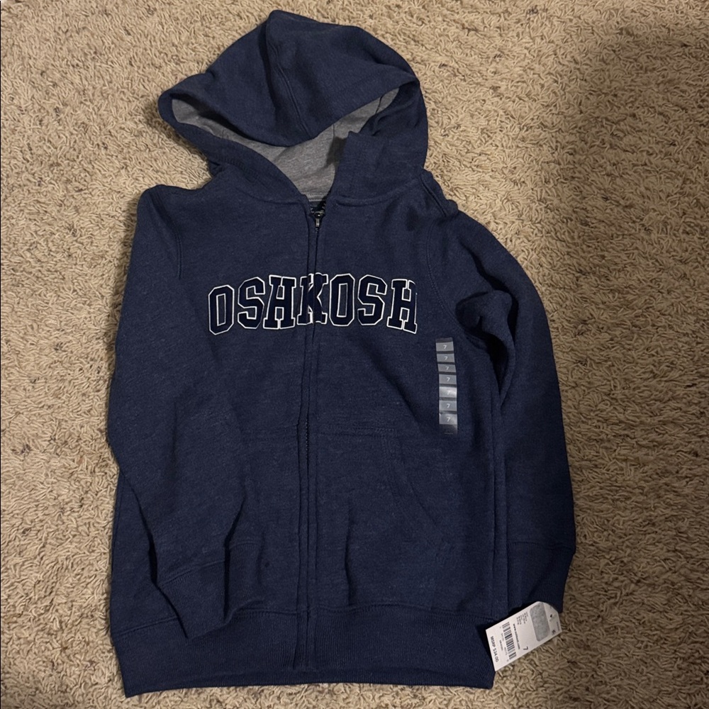 OshKosh B'gosh Dark Blue Zip-Up NWT